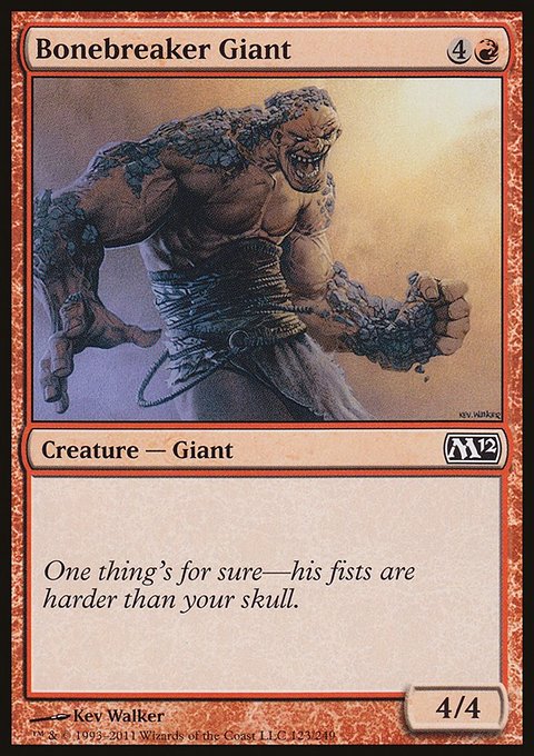 Bonebreaker Giant, Magic 2012 #123, Magic: The Gathering card