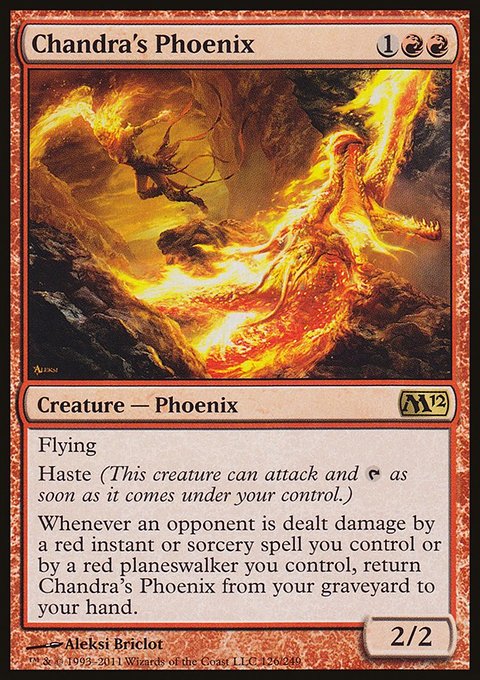 Chandra's Phoenix, Magic 2012 #126, Magic: The Gathering card