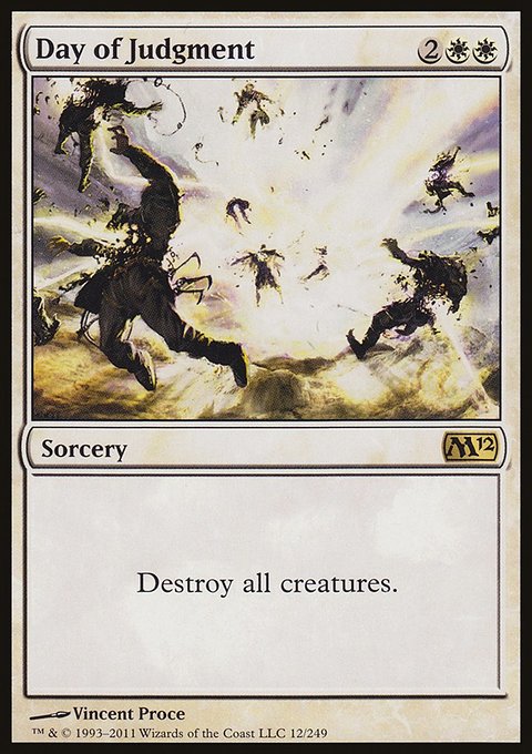 Day of Judgment, Magic 2012 #12, Magic: The Gathering card
