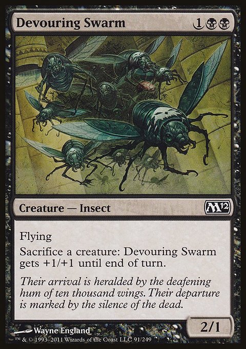 Devouring Swarm, Magic 2012 #91, Magic: The Gathering card