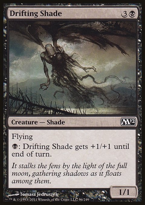 Drifting Shade, Magic 2012 #96, Magic: The Gathering card