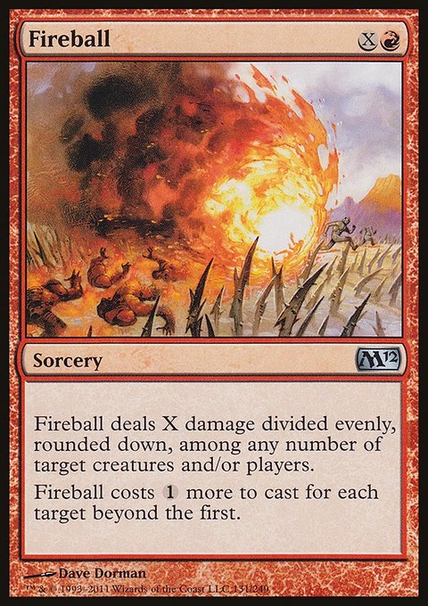 Fireball, Magic 2012 #131, Magic: The Gathering card