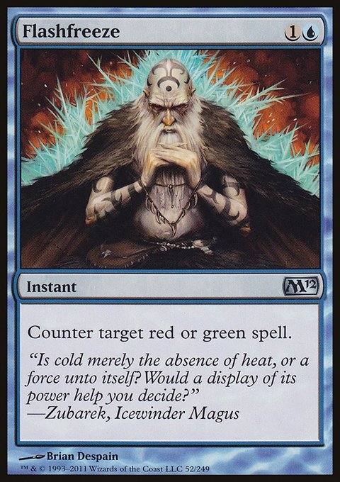 Flashfreeze, Magic 2012 #52, Magic: The Gathering card