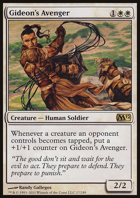 Gideon's Avenger, Magic 2012 #17, Magic: The Gathering card