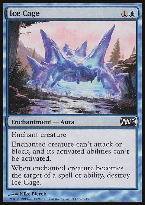 Ice Cage, Magic 2012 #57, Magic: The Gathering card