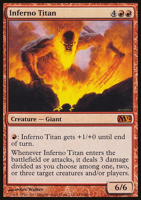 Inferno Titan, Magic 2012 #147, Magic: The Gathering card