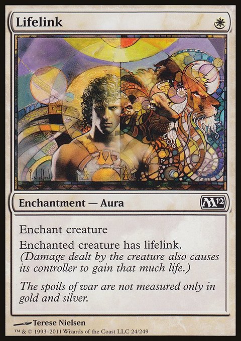 Lifelink, Magic 2012 #24, Magic: The Gathering card