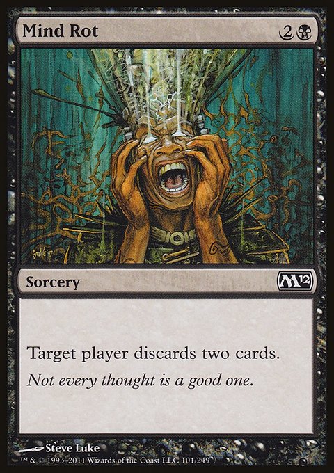 Mind Rot, Magic 2012 #101, Magic: The Gathering card