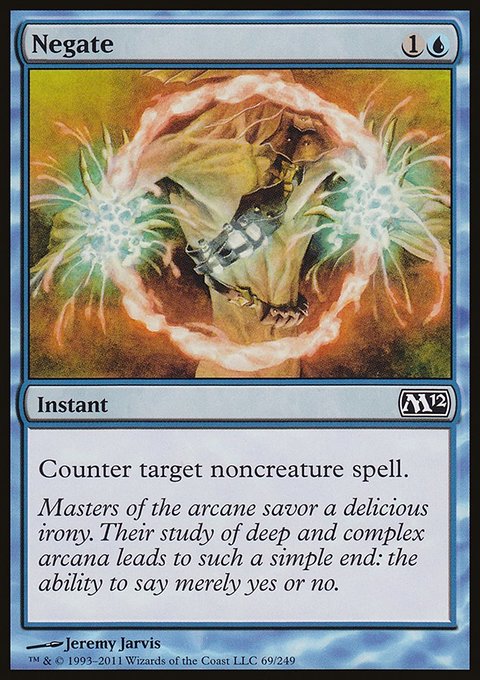 Negate, Magic 2012 #69, Magic: The Gathering card