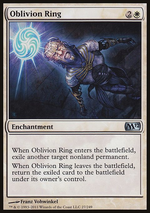 Oblivion Ring, Magic 2012 #27, Magic: The Gathering card