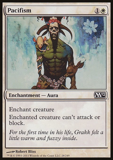 Pacifism, Magic 2012 #28, Magic: The Gathering card