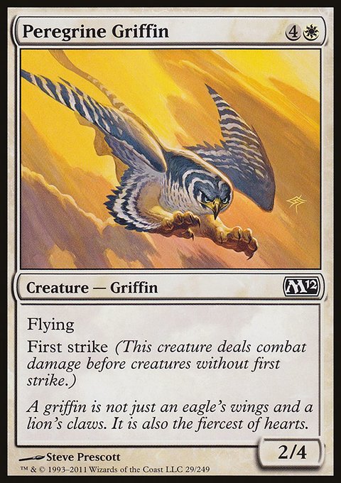 Peregrine Griffin, Magic 2012 #29, Magic: The Gathering card