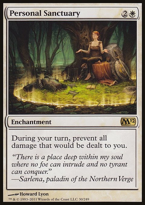 Personal Sanctuary, Magic 2012 #30, Magic: The Gathering card