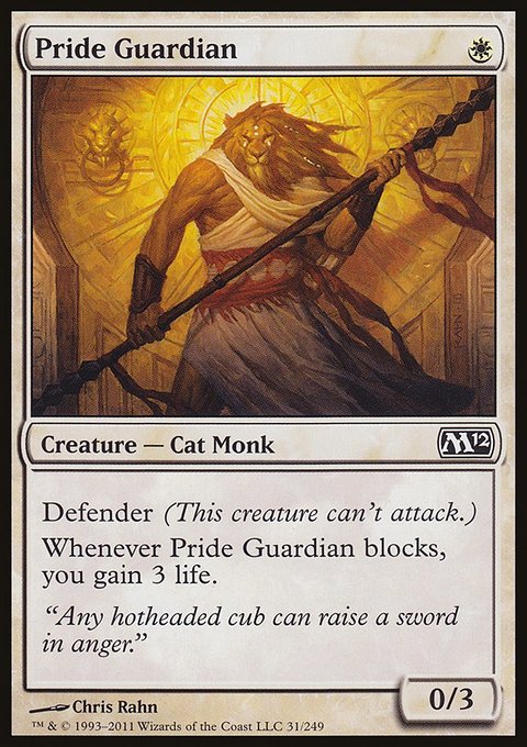Pride Guardian, Magic 2012 #31, Magic: The Gathering card