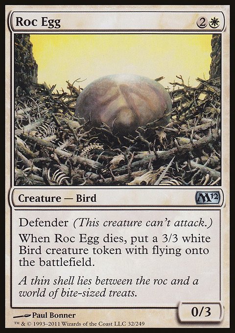 Roc Egg, Magic 2012 #32, Magic: The Gathering card