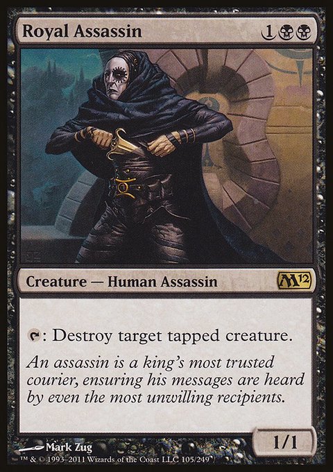 Royal Assassin, Magic 2012 #105, Magic: The Gathering card