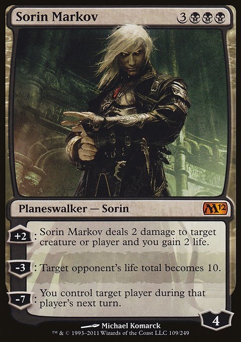 Sorin Markov, Magic 2012 #109, Magic: The Gathering card