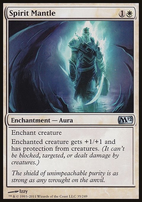 Spirit Mantle, Magic 2012 #35, Magic: The Gathering card