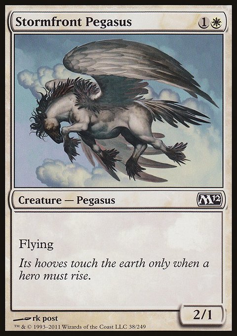 Stormfront Pegasus, Magic 2012 #38, Magic: The Gathering card
