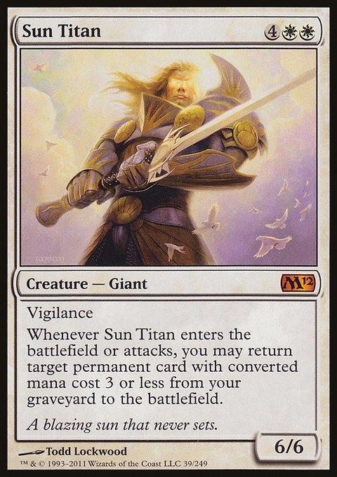 Sun Titan, Magic 2012 #39, Magic: The Gathering card