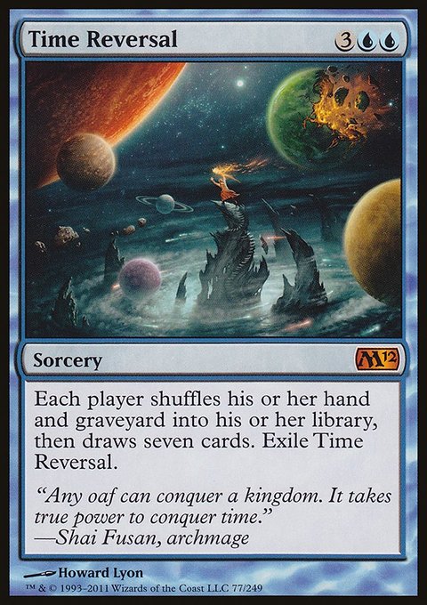 Time Reversal, Magic 2012 #77, Magic: The Gathering card