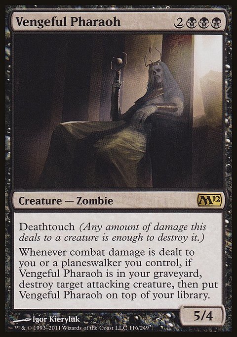 Vengeful Pharaoh, Magic 2012 #116, Magic: The Gathering card