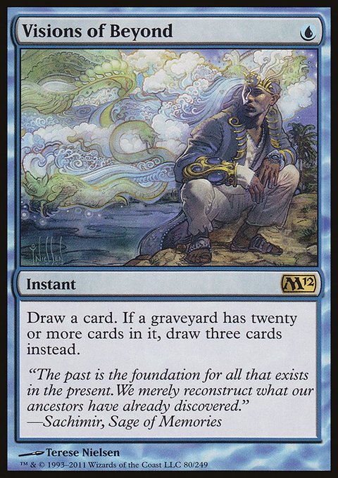 Visions of Beyond, Magic 2012 #80, Magic: The Gathering card