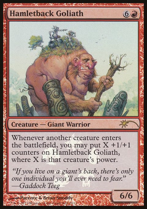 Hamletback Goliath, Magic 2013 Promos #A10, Magic: The Gathering card