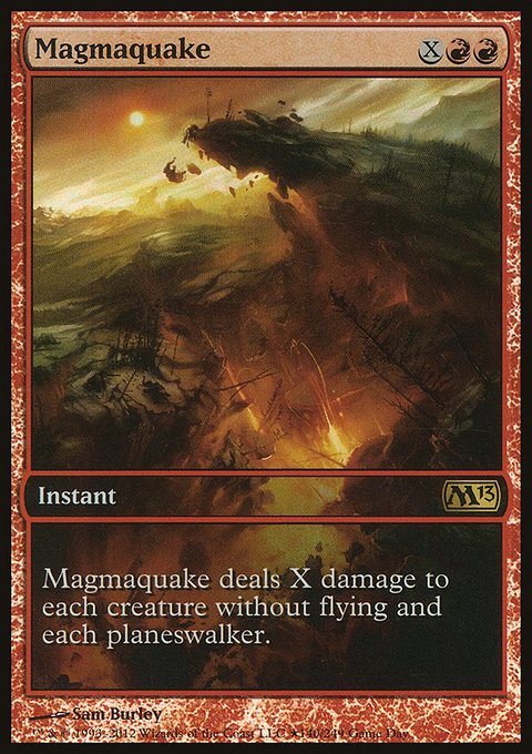 Magmaquake, Magic 2013 Promos #140★, Magic: The Gathering card