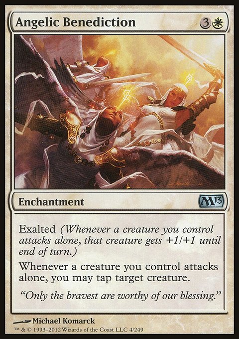Angelic Benediction, Magic 2013 #4, Magic: The Gathering card