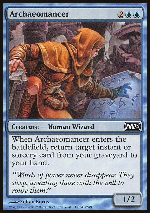 Archaeomancer, Magic 2013 #41, Magic: The Gathering card