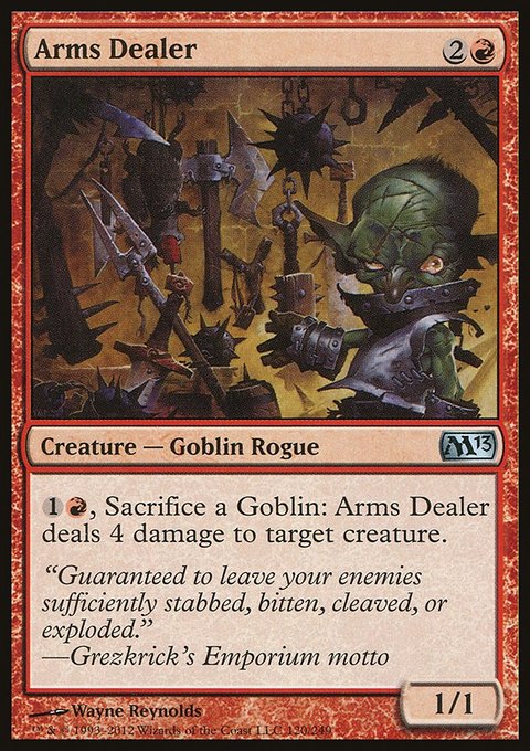 Arms Dealer, Magic 2013 #120, Magic: The Gathering card