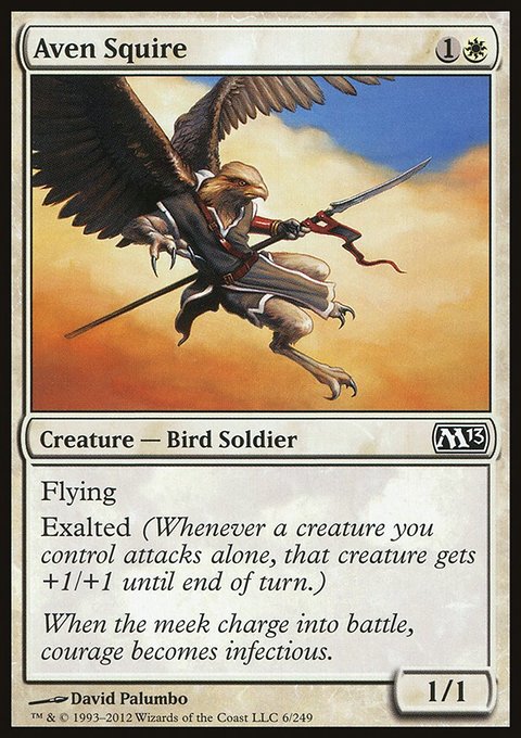 Aven Squire, Magic 2013 #6, Magic: The Gathering card