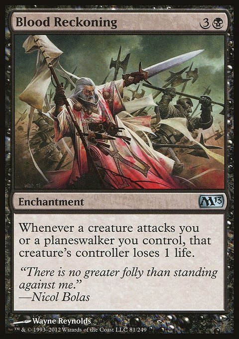 Blood Reckoning, Magic 2013 #81, Magic: The Gathering card