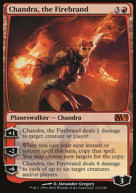 Chandra, the Firebrand, Magic 2013 #123, Magic: The Gathering card