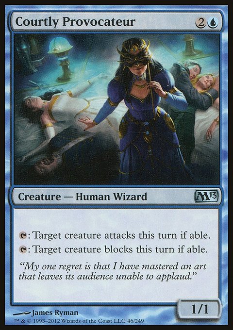 Courtly Provocateur, Magic 2013 #46, Magic: The Gathering card