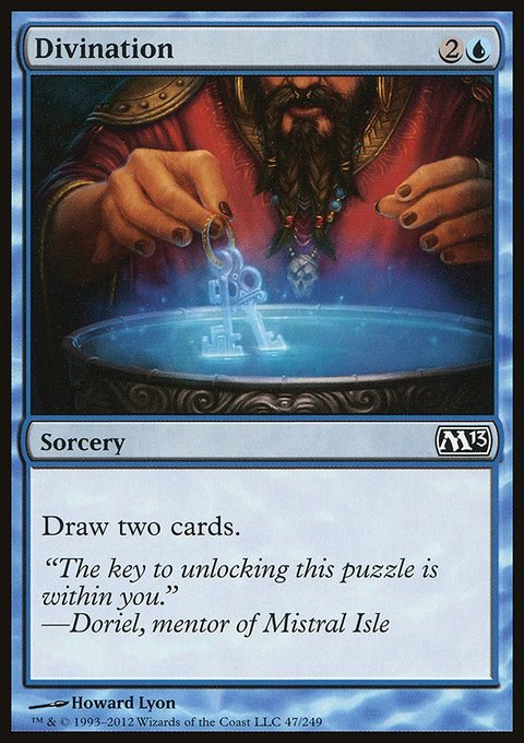 Divination, Magic 2013 #47, Magic: The Gathering card