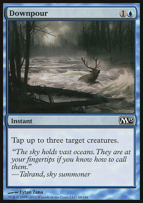 Downpour, Magic 2013 #48, Magic: The Gathering card