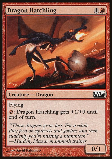 Dragon Hatchling, Magic 2013 #128, Magic: The Gathering card