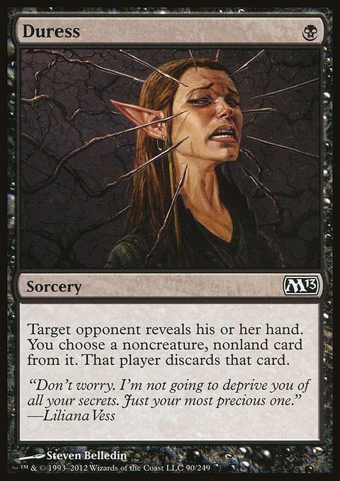 Duress, Magic 2013 #90, Magic: The Gathering card