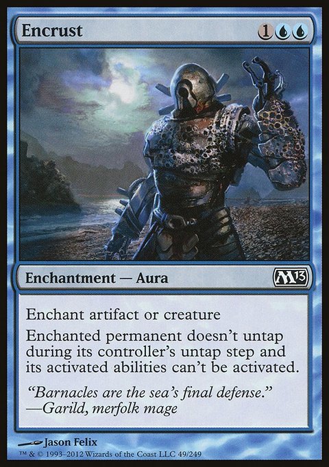 Encrust, Magic 2013 #49, Magic: The Gathering card