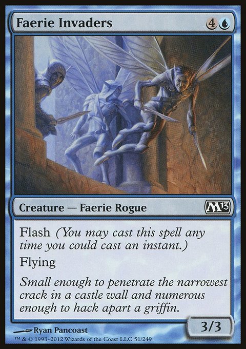 Faerie Invaders, Magic 2013 #51, Magic: The Gathering card