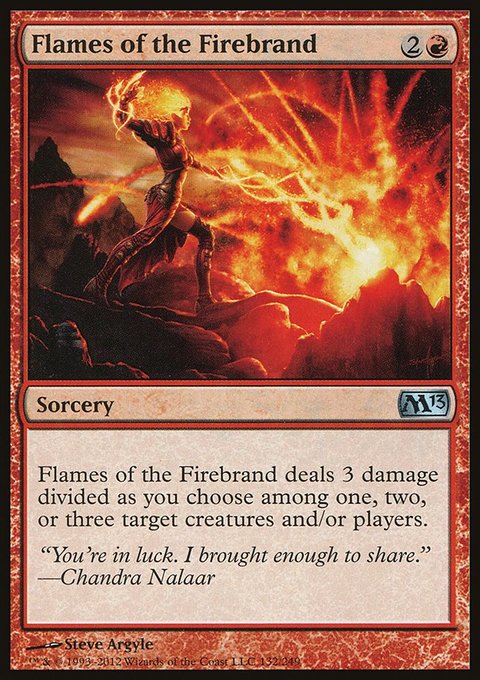 Flames of the Firebrand, Magic 2013 #132, Magic: The Gathering card