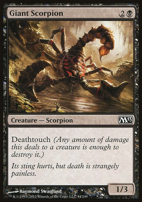 Giant Scorpion, Magic 2013 #94, Magic: The Gathering card
