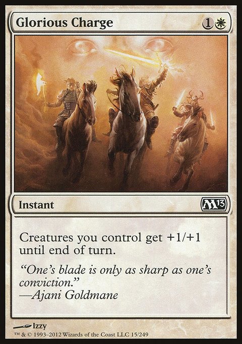 Glorious Charge, Magic 2013 #15, Magic: The Gathering card