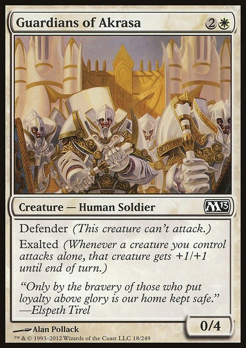 Guardians of Akrasa, Magic 2013 #18, Magic: The Gathering card