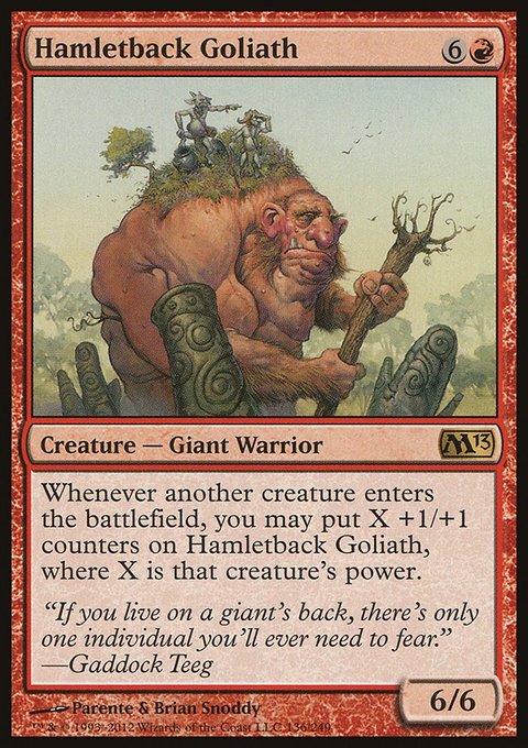 Hamletback Goliath, Magic 2013 #136, Magic: The Gathering card