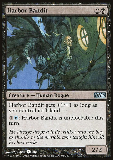 Harbor Bandit, Magic 2013 #95, Magic: The Gathering card