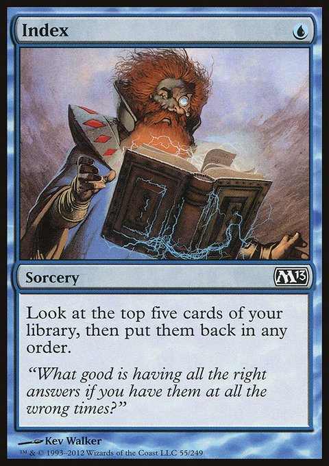 Index, Magic 2013 #55, Magic: The Gathering card