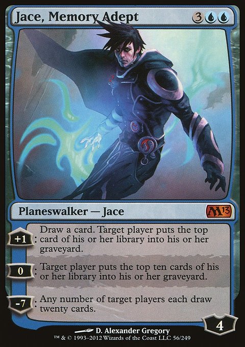 Jace, Memory Adept, Magic 2013 #56, Magic: The Gathering card
